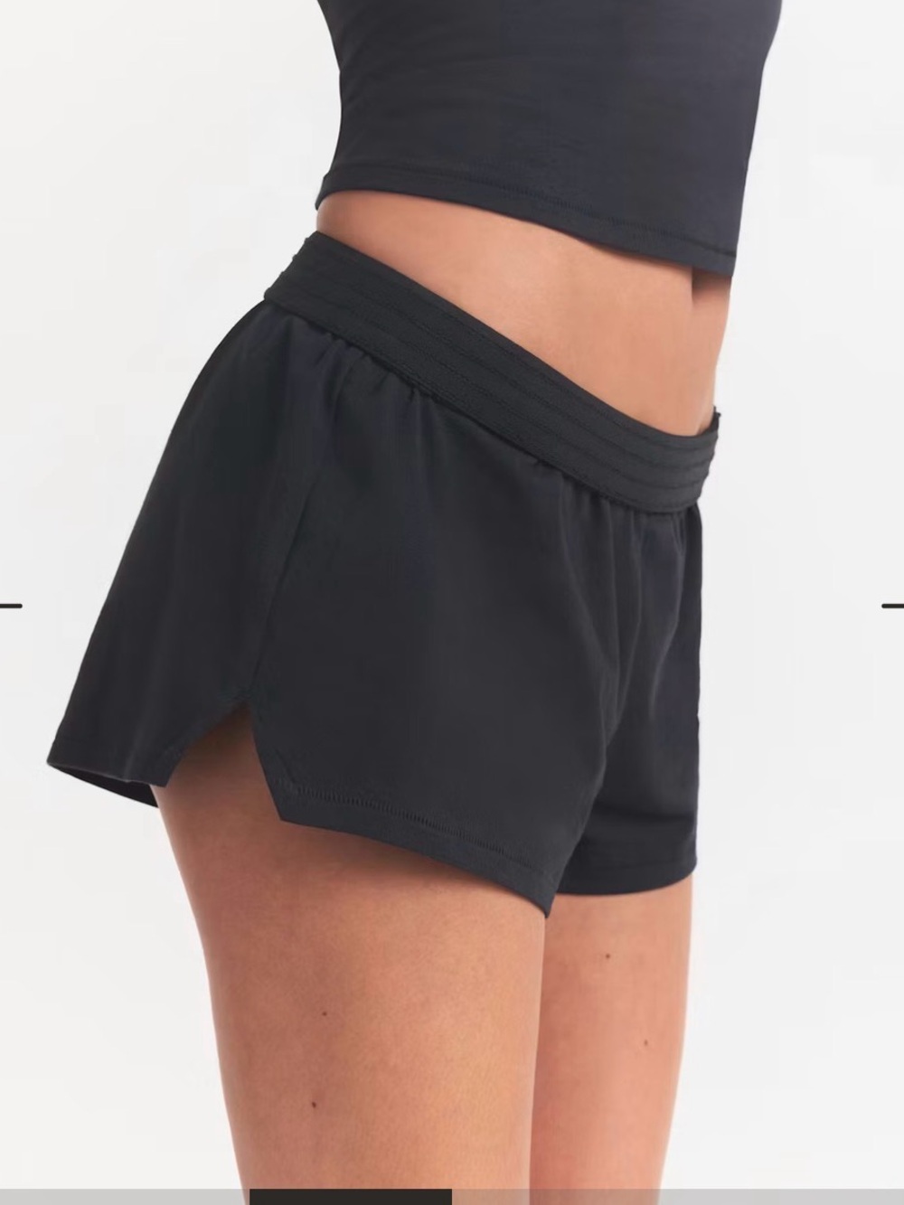 SKIMS Black Loose Shorts